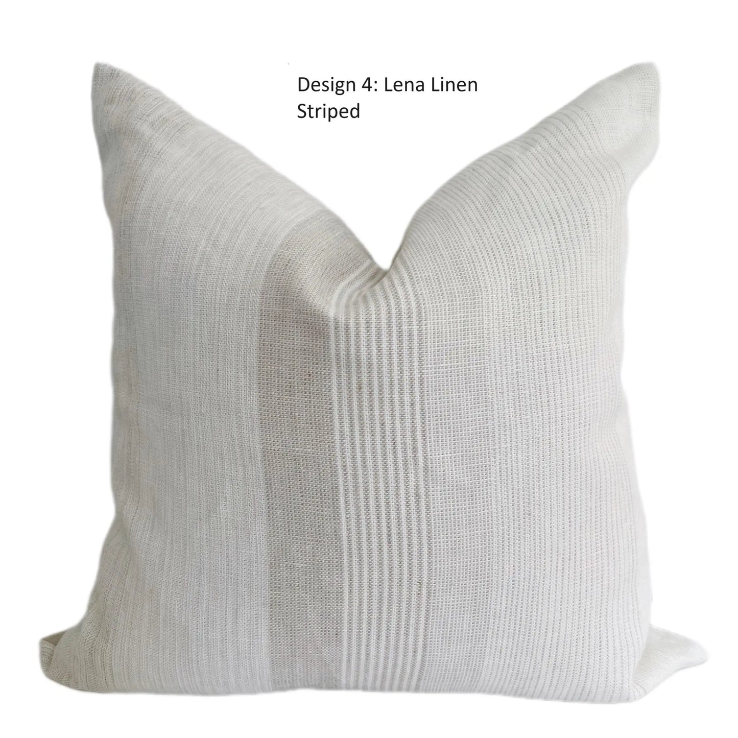 Thehomemind Neutral Linen Throw Pillow Covers, Earthy Modern Pillow Covers, Soft Decorative Linen Pillow Case, White and Beige Modern Pillow, Boho Throw Pillow