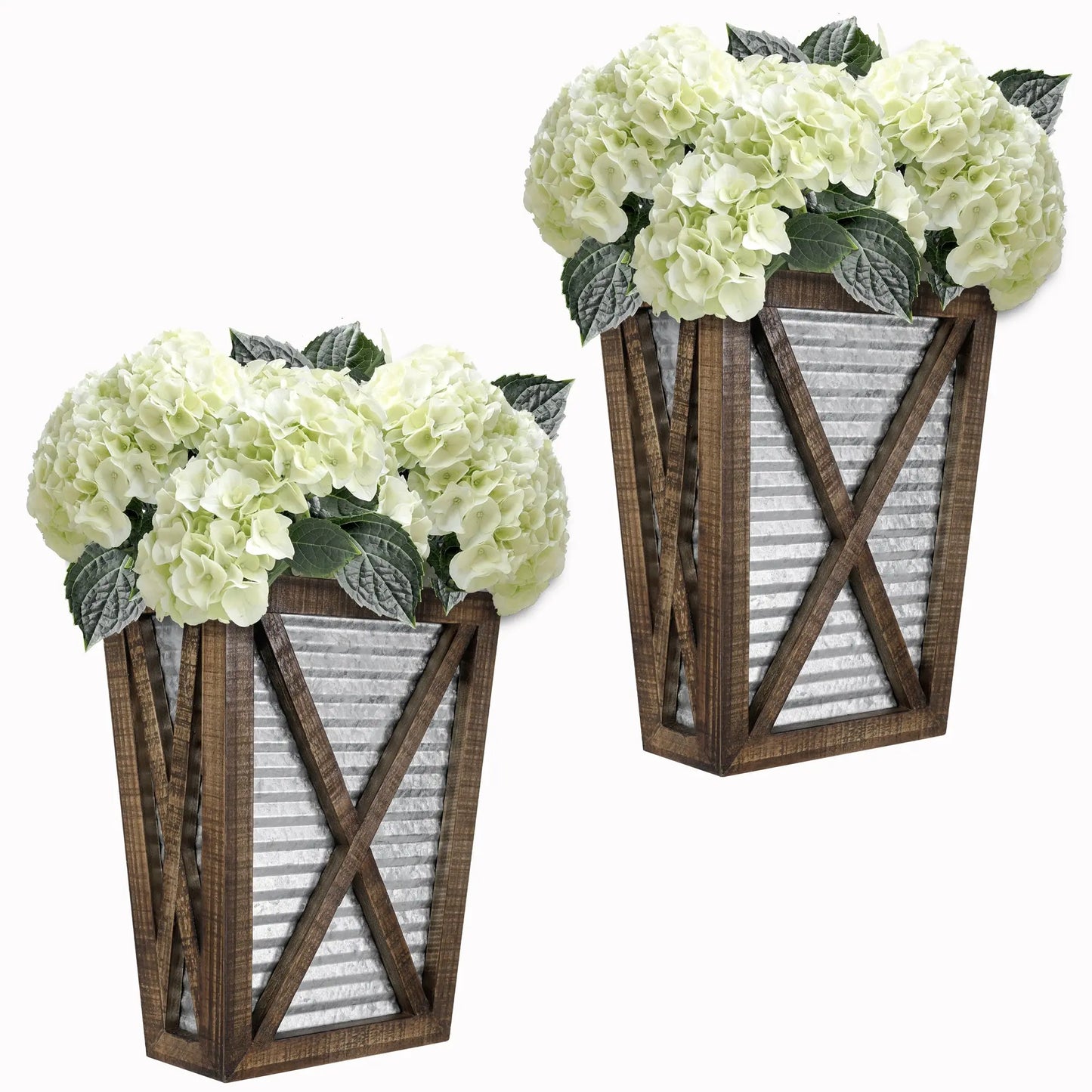 Farmhouse Wall Planter 2 Piece Set