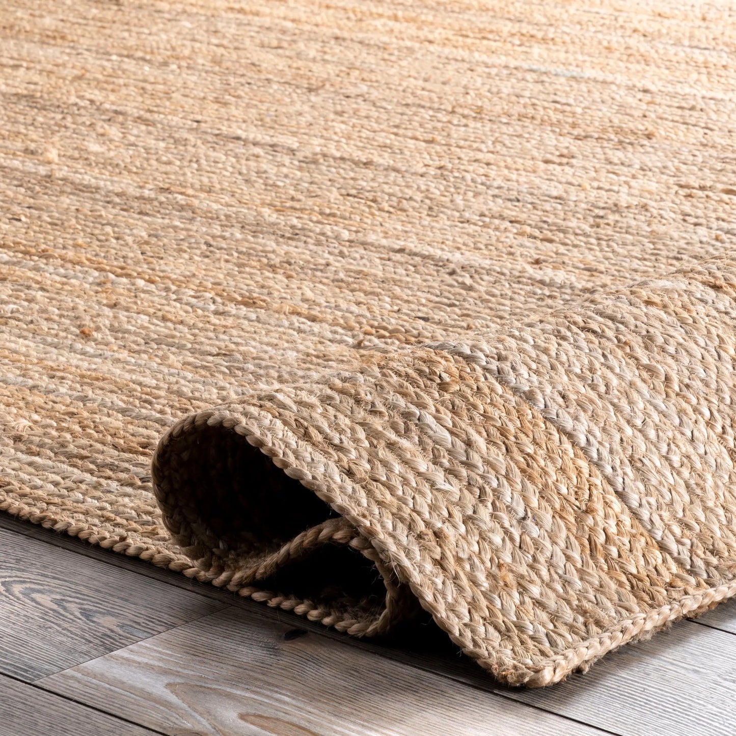 Rigo Hand Woven Farmhouse Jute Area Rug