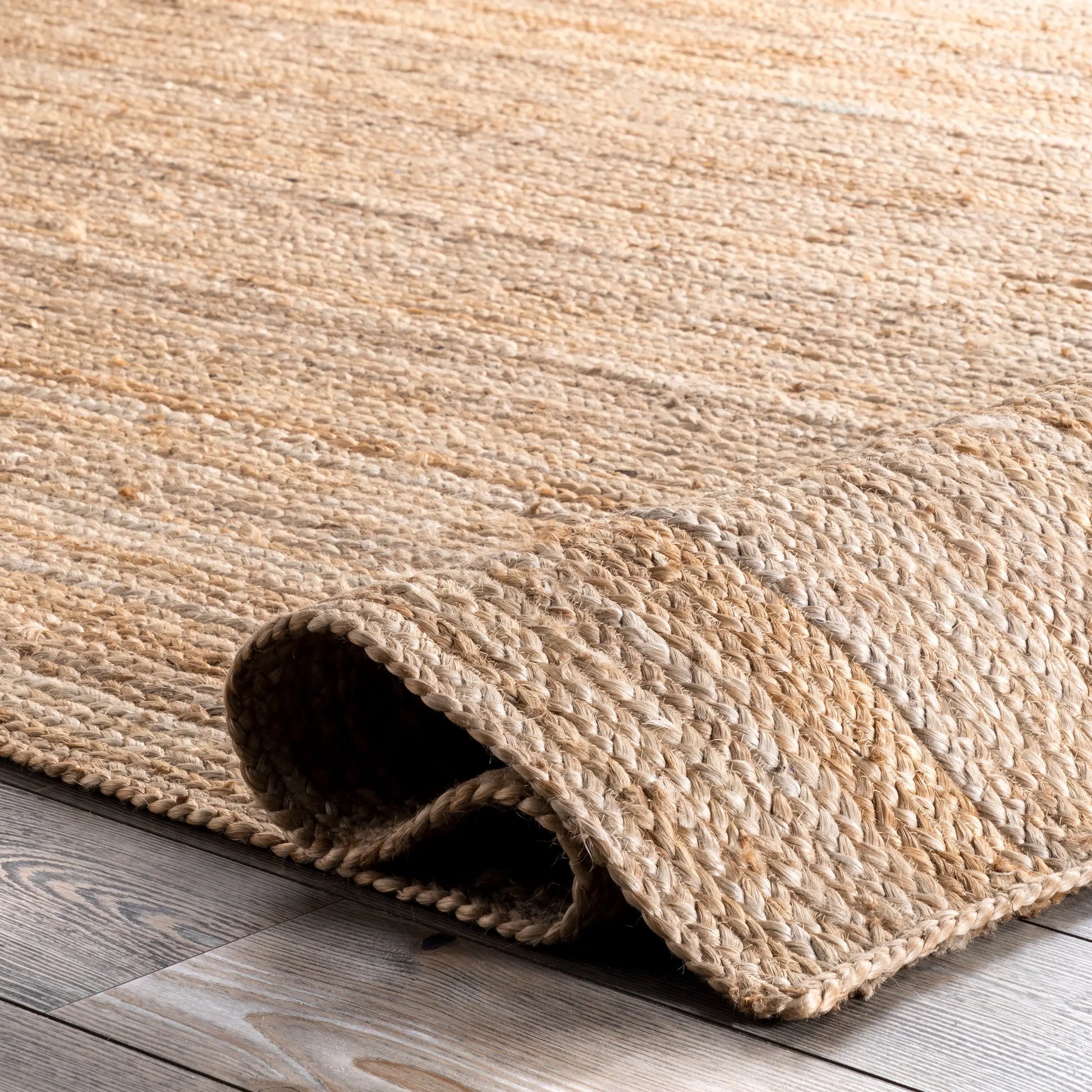 Rigo Hand Woven Farmhouse Jute Area Rug