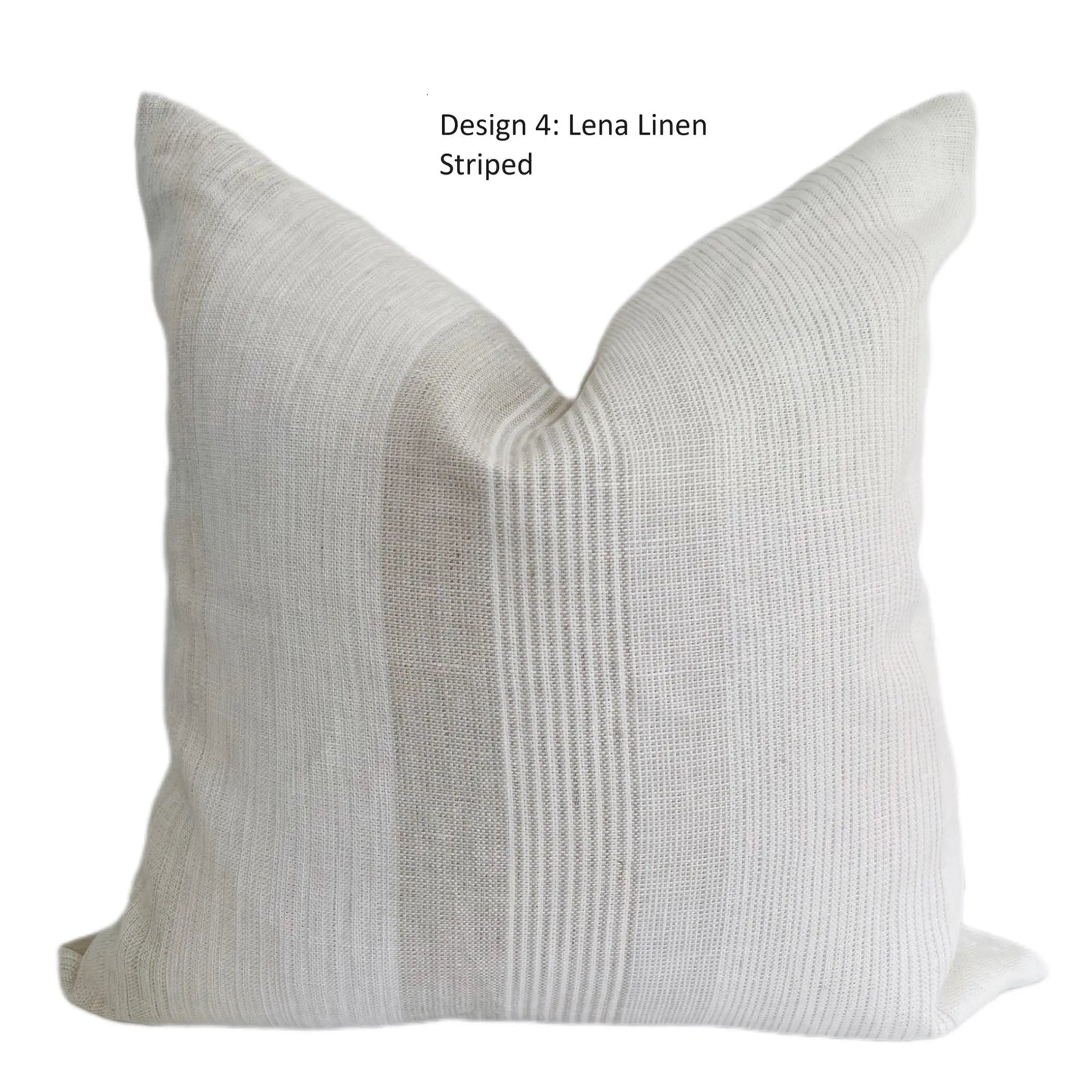 Thehomemind Neutral Linen Throw Pillow Covers, Earthy Modern Pillow Covers, Soft Decorative Linen Pillow Case, White and Beige Modern Pillow, Boho Throw Pillow