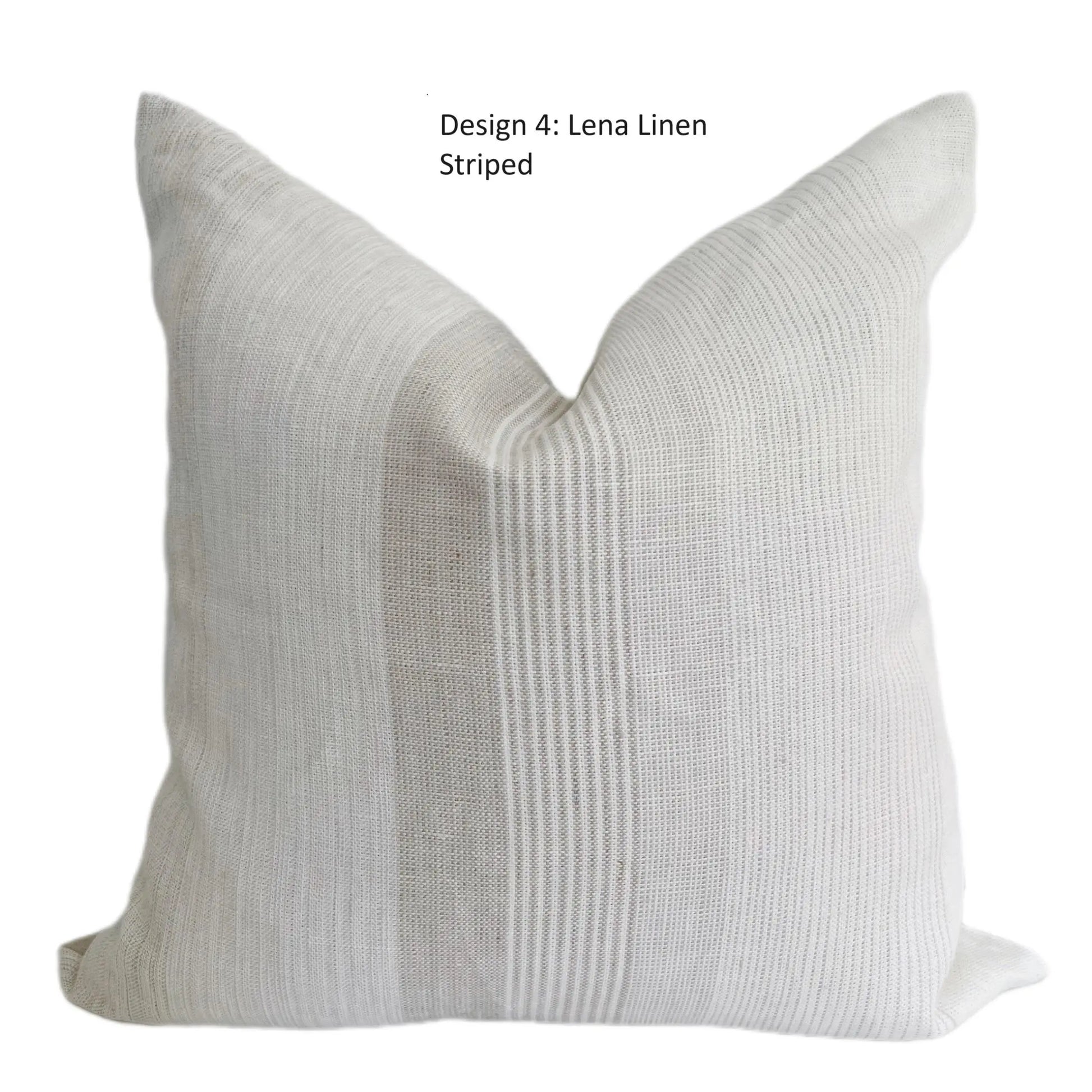 Thehomemind Neutral Linen Throw Pillow Covers, Earthy Modern Pillow Covers, Soft Decorative Linen Pillow Case, White and Beige Modern Pillow, Boho Throw Pillow