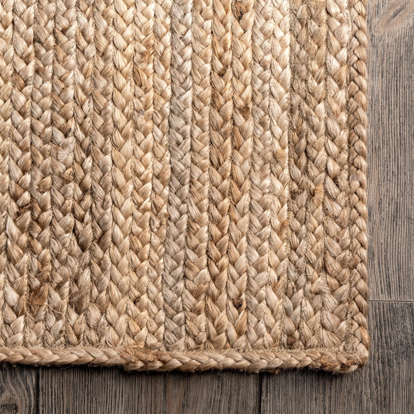 Rigo Hand Woven Farmhouse Jute Area Rug