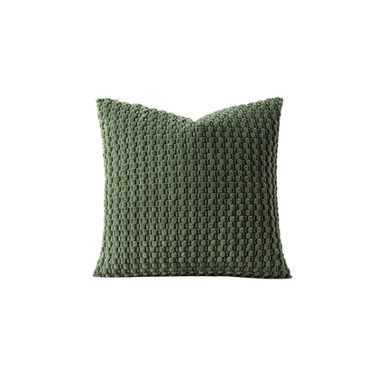 Soft Boho Style Double-Sided Decorative Pillow Cover - Modern Striped Corduroy for Farmhouse Home Decor