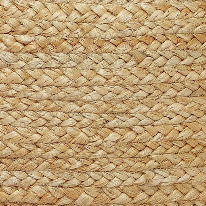 Jute Braided Pouf Ottoman